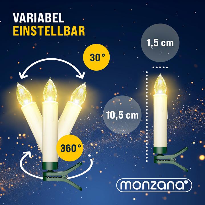 Immagine prodotto Monzana Candele per l'albero di Natale (1 x)