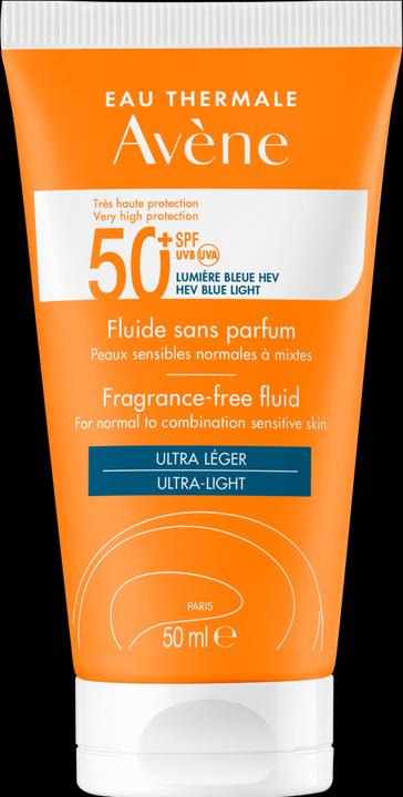Avène Sonnenfluid ohne Duft SPF50+ (Sonnencreme, SPF 50+, 50 ml, 67 g)