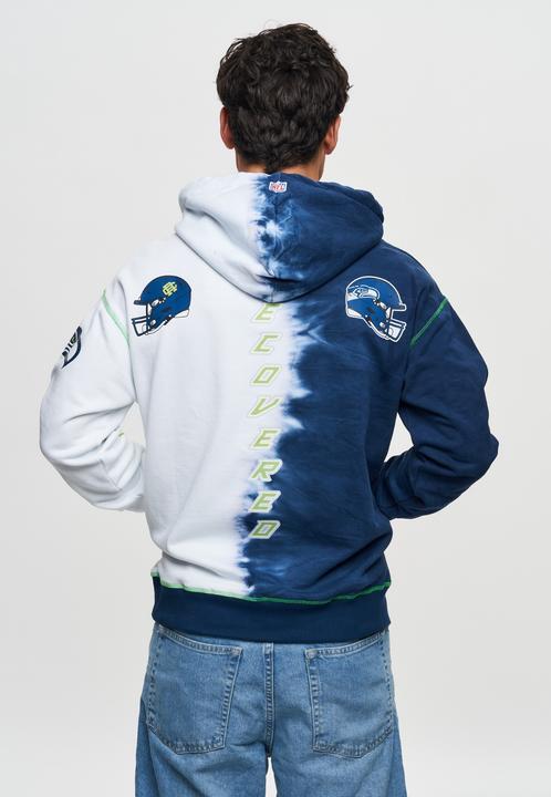 Immagine prodotto Recovered Felpa con cappuccio in pile Re:covered - INK DYE Seattle Seahawks (XL)