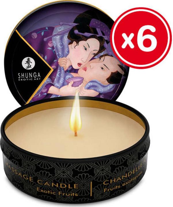 Productafbeelding Shunga Mini Massage Kaars 6st (180 ml)