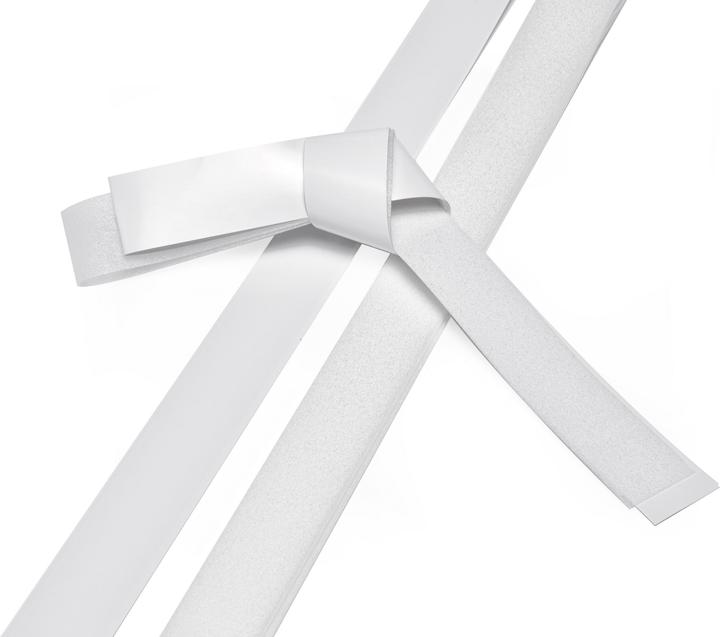 Produktbild Gebrüder Bertels Papierstreifen "Glitter, weiss", 25mm, 20 Streifen (20 x)