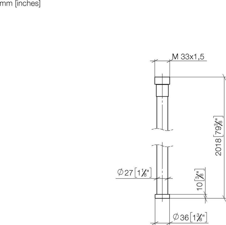 Produktbild Dornbracht Water Tube Kneipp-Schlauch, weiss, serienneutral, 2000mm, 28285979