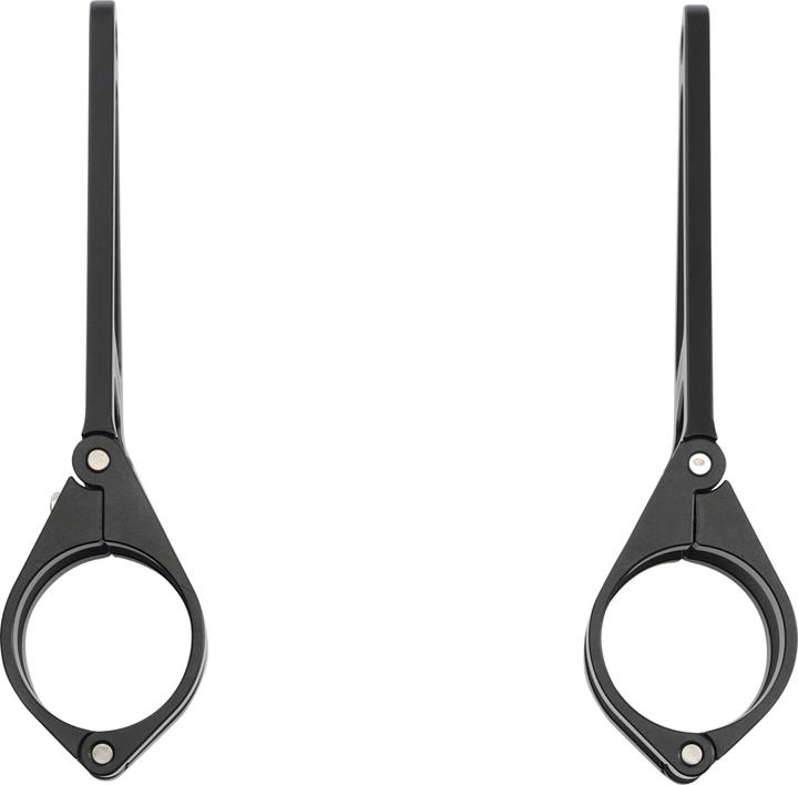 Produktbild Daytona Scheinwerferhalter Alu CNC schwarz Langversion 41 mm