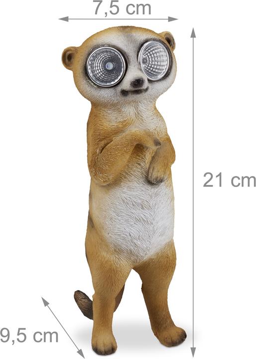 Actual product image Relaxdays Meerkat Garden Ornament