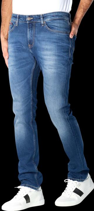 Actual product image Tommy Hilfiger Scanton Slim Fit wilson mid blue stretch (W34/L36)