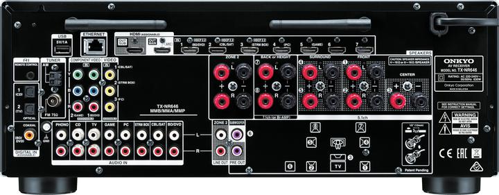 Produktbild Onkyo Tx-Nr646 (7.2 Kanal, AM, FM)