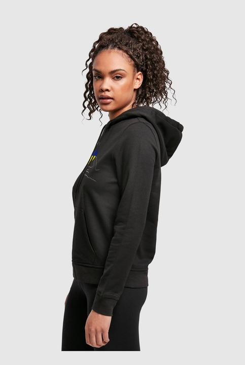 Actual product image Merchcode Ladies Peace - 2 Hand Heart Black Basic Hoody - 161643 (L)
