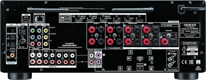 Image du produit Onkyo Tx-Nr545 (7.2 canaux, AM, FM)