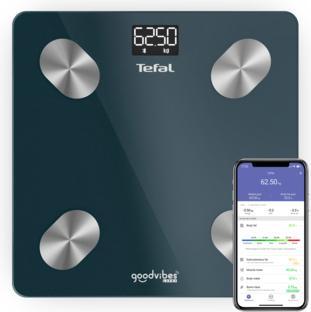 Tefal Goodvibes Life+ Quadratisch Elektronische Personenwaage (180 kg)