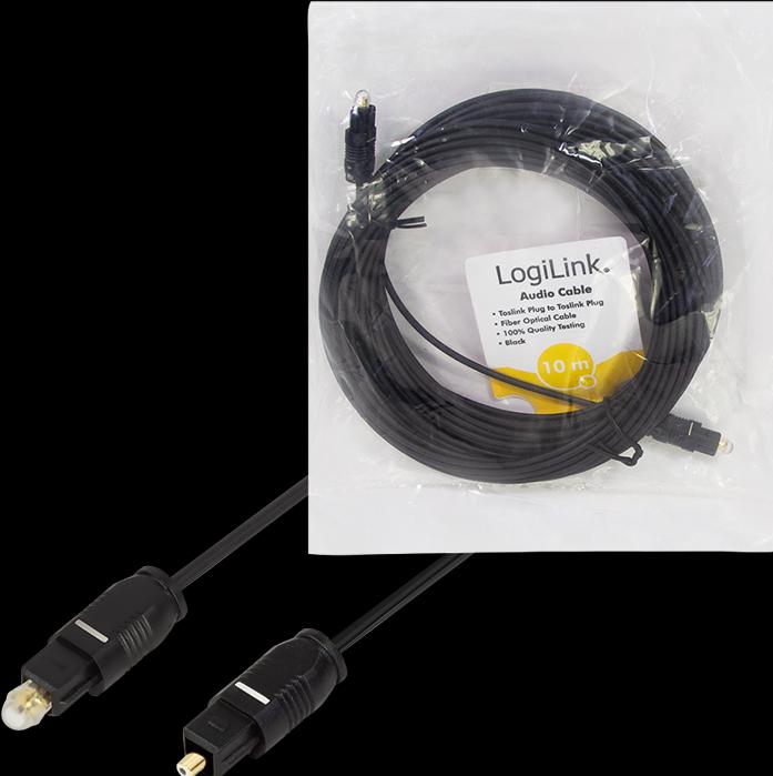 Produktbild LogiLink CA Toslink (10 m, Optisch)