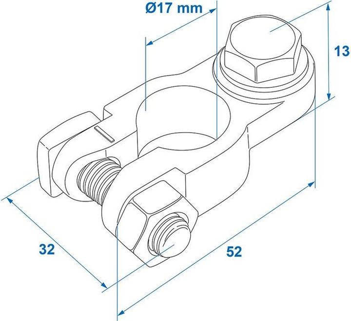 Produktbild ProPlus Batteriepolklemmen Set