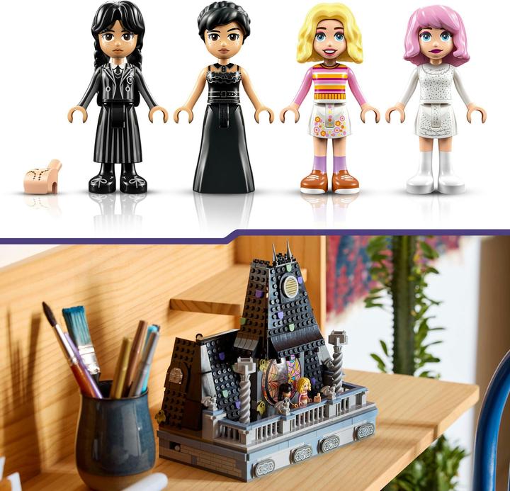Produktbild LEGO Wednesdays und Enids Zimmer im Studentenwohnheim (76781, LEGO Wednesday, LEGO Seltene Sets)