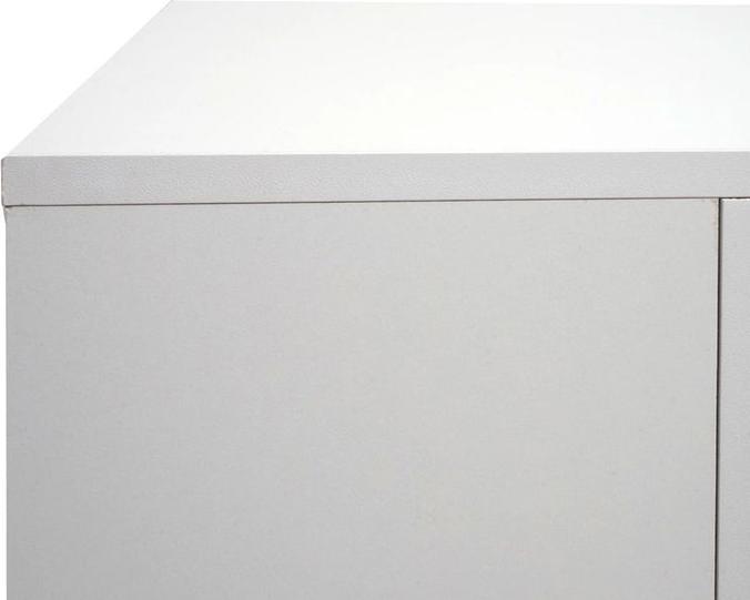 Immagine prodotto Mendler Porta TV HWC-L36, legno 50x144x40cm, vano portaoggetti, bianco lucido