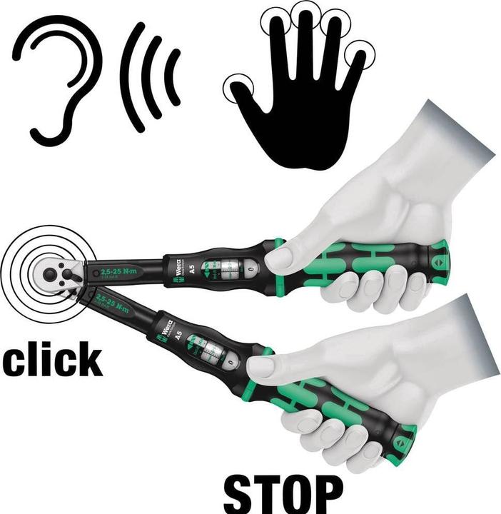 Actual product image Wera Bicycle Set Torque 1 (1/4", 2.50 Nm, 25 Nm)