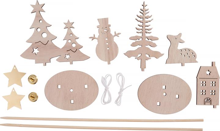 Image du produit VBS Motifs à piquer en bois / fiches, lot de 2