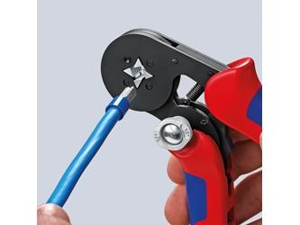 Image du produit Knipex Pince à sertir auto-ajustable pour embouts de câble (180 mm)