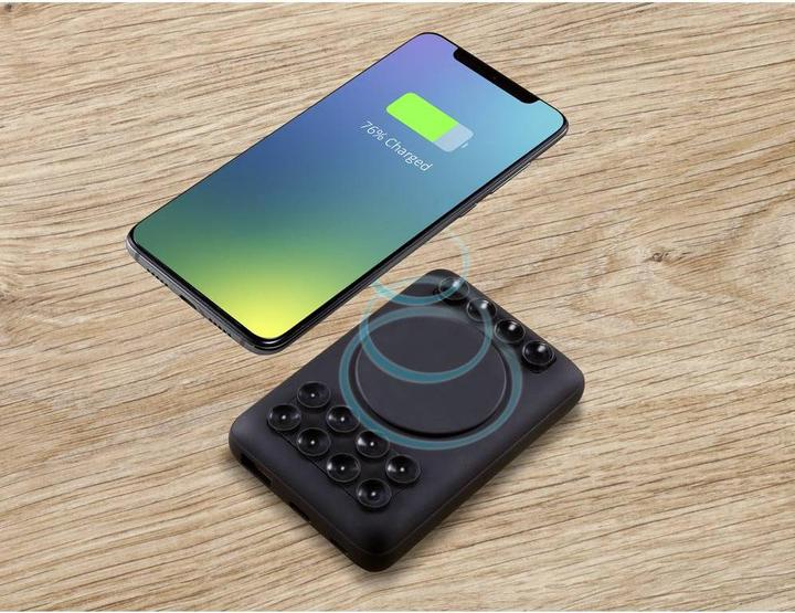 Actual product image Voltcraft Induction power bank 3 A WPB-10000 VC-11015280 10000 mAh Outputs USB, USB-C™ socket, induction (10000 mAh, 37 Wh)