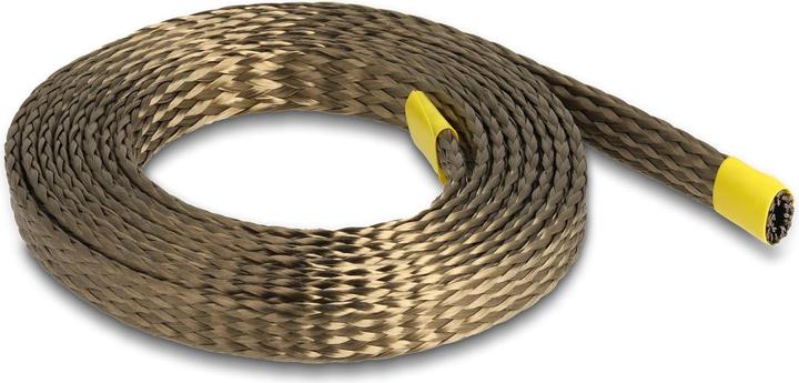 Immagine prodotto Delock Tubo intrecciato in fibra di basalto 2 m x 10 mm marrone (Tubo cavi, 200 cm)