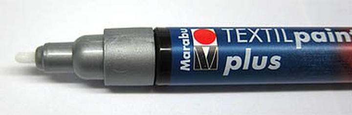 Actual product image Marabu Textile Painter plus (Silver, 3 mm, 1 x)