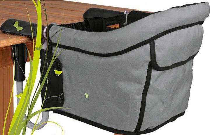 Image du produit ToyToyToy Siège de table pour enfants avec sac de transport, 45x35x28cm, gris/noir, TC-102