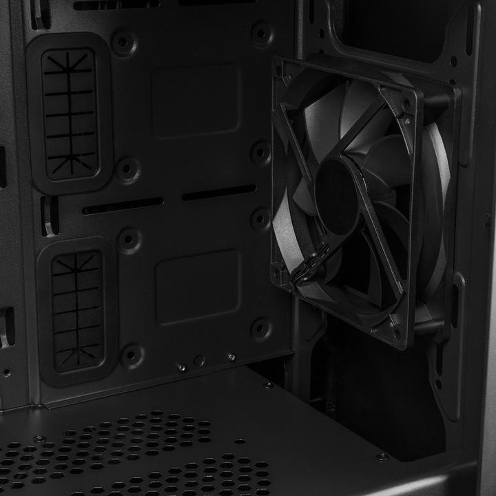 Actual product image Modecom Oberon Pro - Midi Tower - PC - Black - ATX,ITX,Micro ATX - Home Office - 16.3 cm (ATX, mATX, Mini-ITX)
