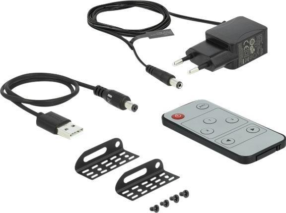 Produktbild Delock Umschalter 3 Port HDMI, inkl. Audio Extraktor HDMI
