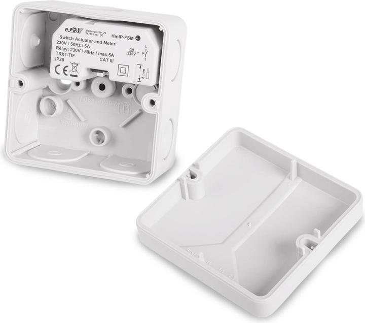 Actual product image Homematic IP Switching and measuring actuator 1-fold (Switch actuator)