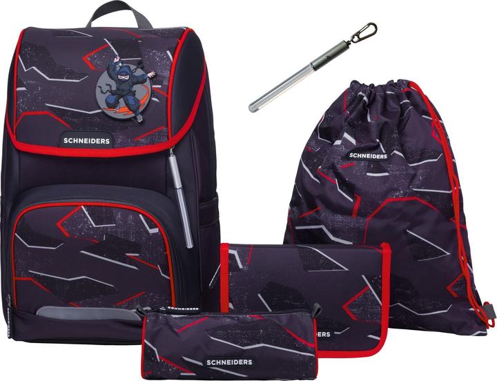 Image du produit Schneiders Kit cartable Shadow Spy black red (19 l)