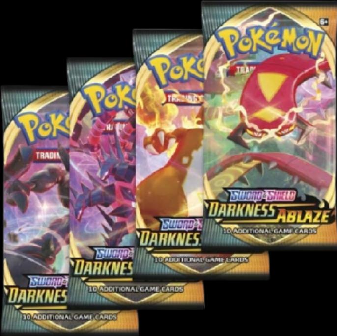 Actual product image Pokémon Darkness Ablaze (English, Booster Pack)
