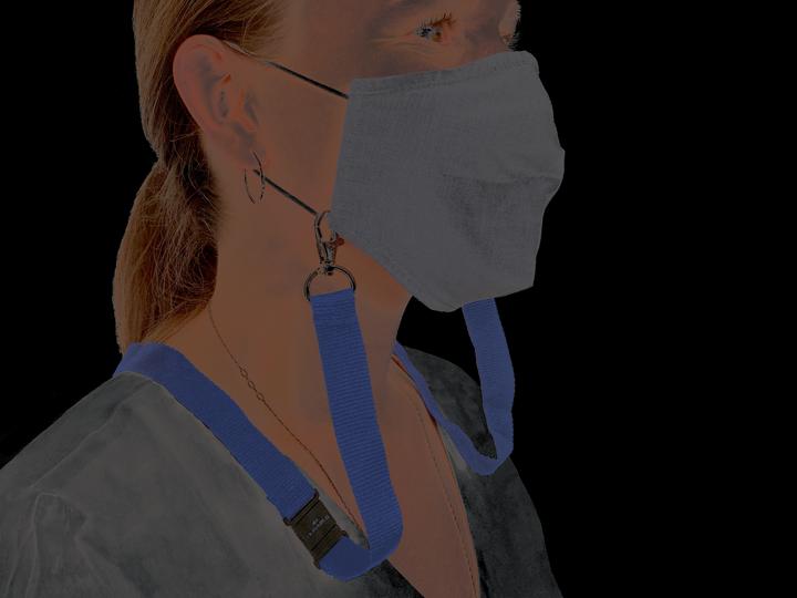 Produktbild Durable 852807 - Gesichtsmaske - Textil - Blau - 44 cm - 20 mm