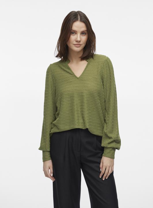 Actual product image Vila V-neck top with long sleeves (S)