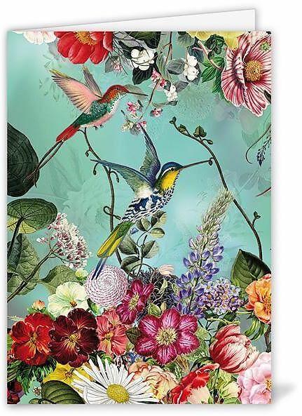 Image du produit Edition Tausendschön Doppelkarte. Kolibri / blanko / B6