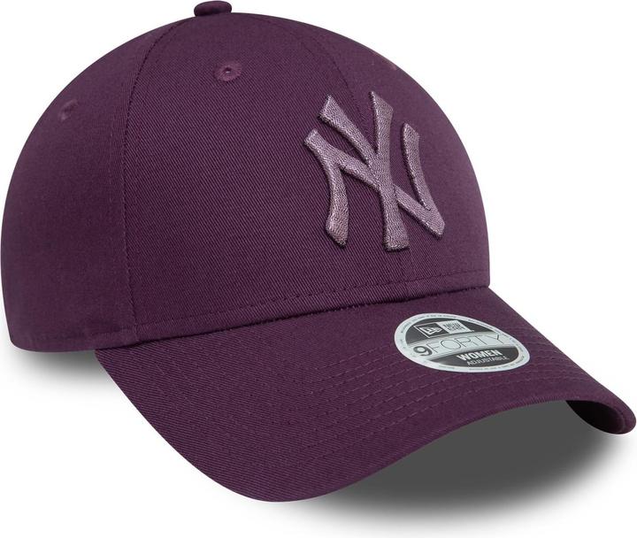 New Era 9Forty Damen Cap - Metallic New York Yankees Damson