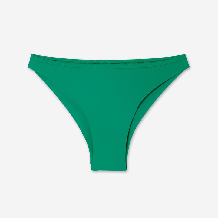 Olaian Bikini-Hose Damen Tanga Surfen Lulu grün (40, 42)
