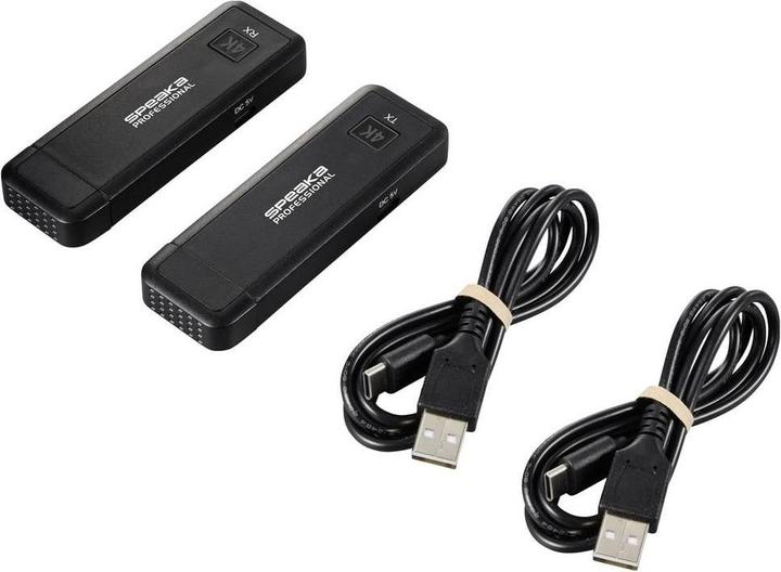 Actual product image SpeaKa Professional SP-TR-450 HDMI-Funkübertragung Set 50 m 30 Hz 3840 x 2160 Pixel integrierte