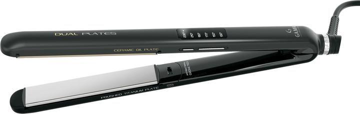 Actual product image GAMA GA.MA LED Dual Plates 4D Hair Straightener Warm Black 50 W 3 m (Straightening iron)