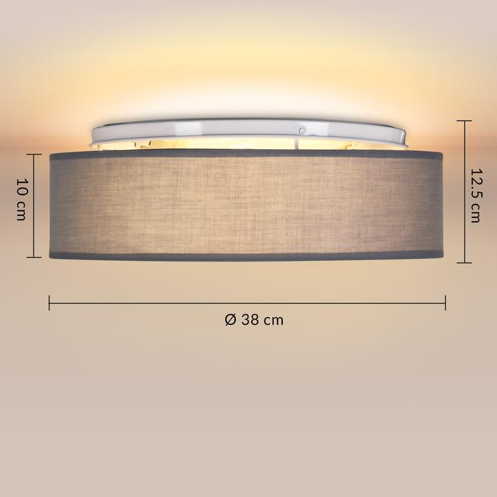 Image du produit Monzana Plafonnier en tissu (E27)