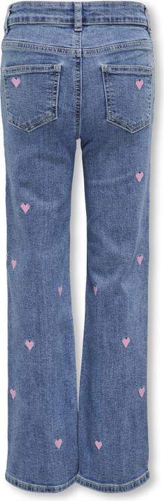 Actual product image Only Kogjuicy Wide Leg Heart Emb Dnm Jeans (134)