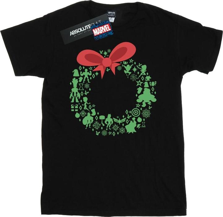 Avengers Christmas Wreath TShirt (3XL)
