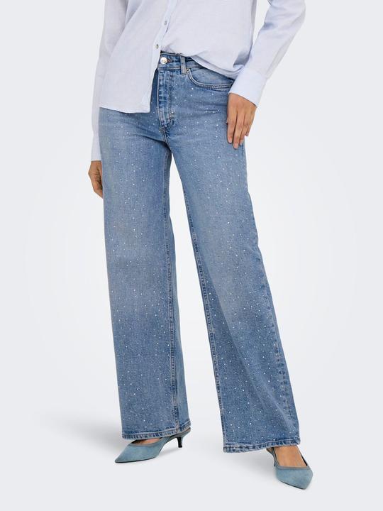 Produktbild Only ONLJUICY Hohe Taille Weiter Beinschnitt Jeans Jeans mit weitem Bein (27)