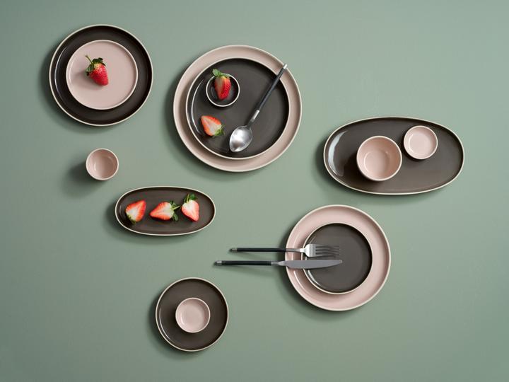 Produktbild ASA Selection semana Platte oval caviar 28,5x16x2,2cm