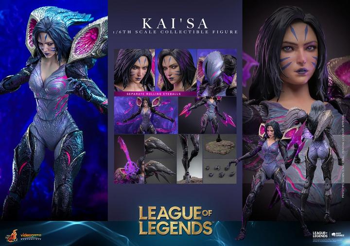 Actual product image Hot Toys League of Legends figurine Video Game Masterpiece 1/6 Kai'Sa 29 cm