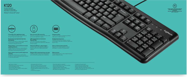 Image du produit Logitech K120 (US, Filaire)
