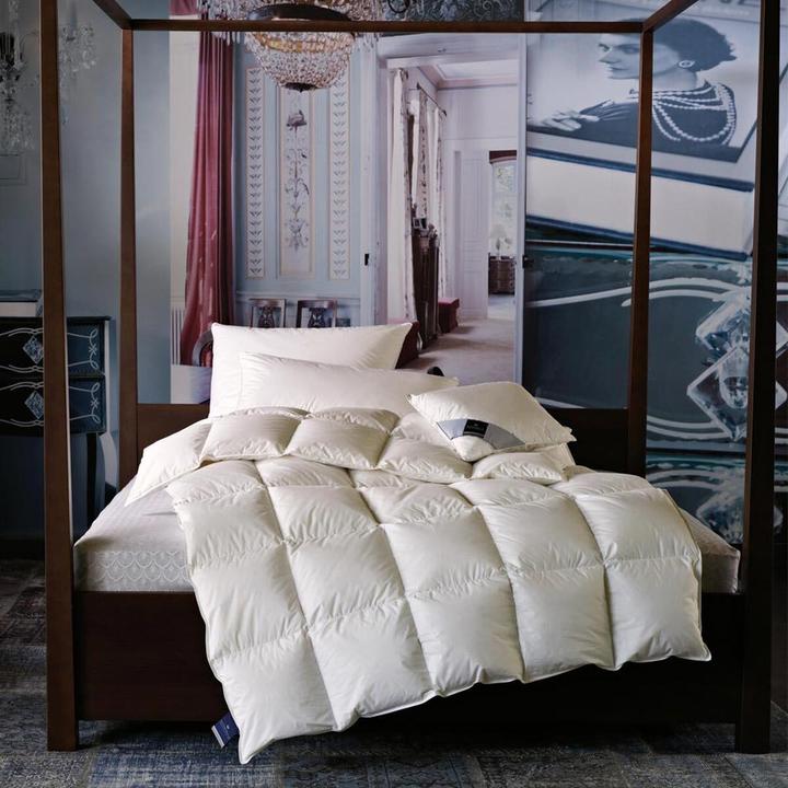 Image du produit Billerbeck Daunendecke E23 Inga Kassette II warm, Füllung: 90% Daunen, 10% Federn (768 g, 135x200 cm)