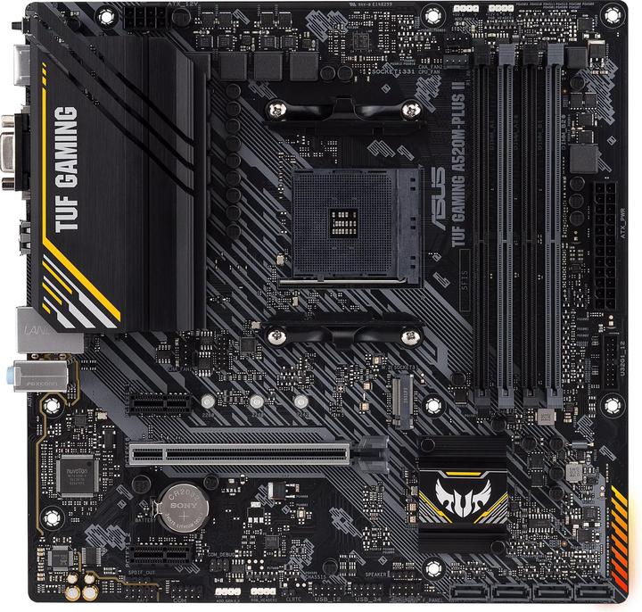 ASUS TUF GAMING A520M-PLUS II (AM4, AMD A520, mATX)