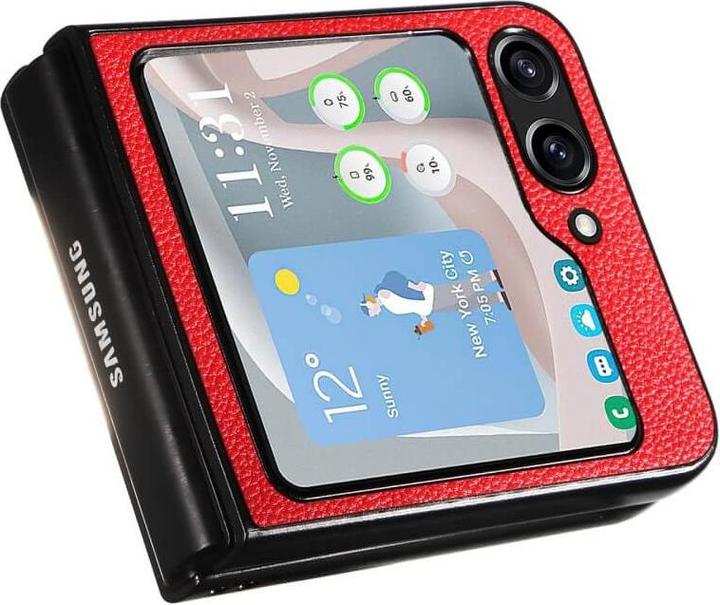 Image du produit Cover-Discount Galaxy Z Flip5 - Housse de protection hybride rouge (Samsung Galaxy Z Flip5)