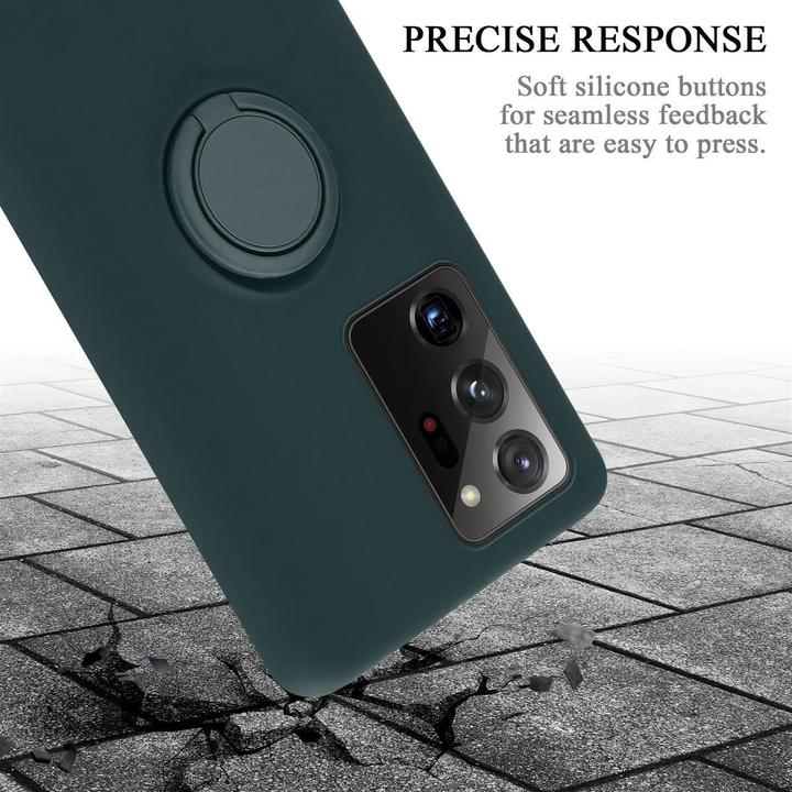 Actual product image Cadorabo TPU Liquid Ring Silicone Case Cover (Samsung Galaxy Note 20 Ultra)