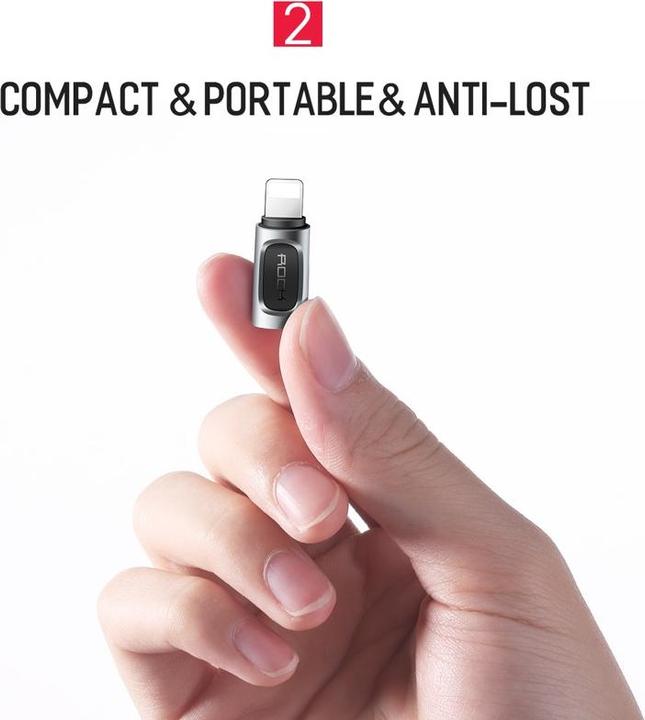 Actual product image Rock USB-C to Lightning Adapter (USB Type C, Lightning)