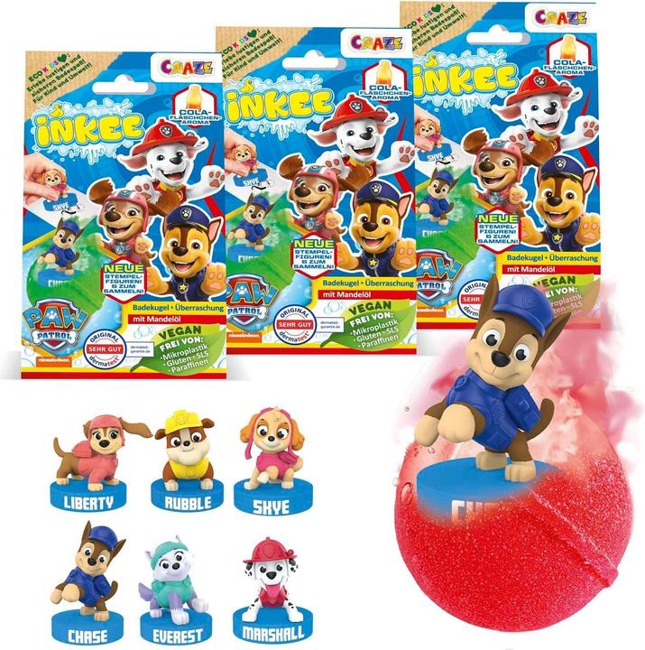 Produktbild Craze Überraschungs-Badekugel Paw Patrol (Badekugeln)