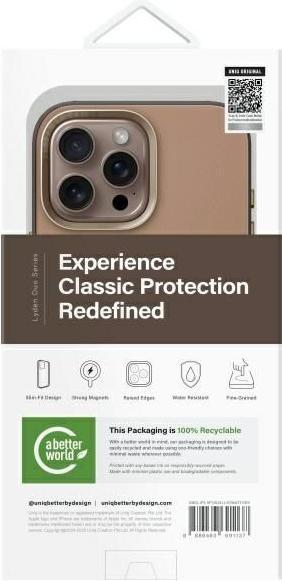 Image du produit Uniq Lyden DS iPhone 16 Pro Max 6.9" Magclick Charging case brown-gray/flint gray (Apple iPhone 16 Pro Max)